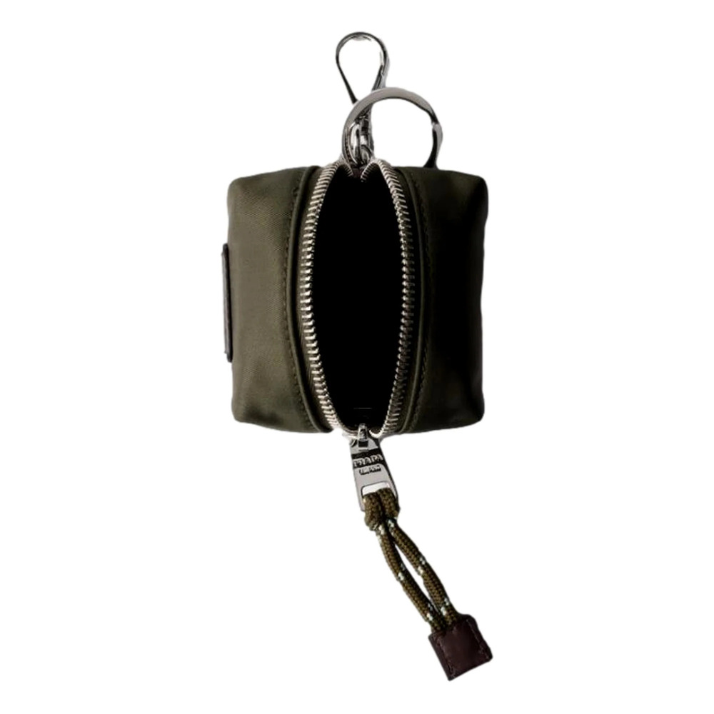 Prada Olive Green Re-Nylon Mini Pouch Trick Bag